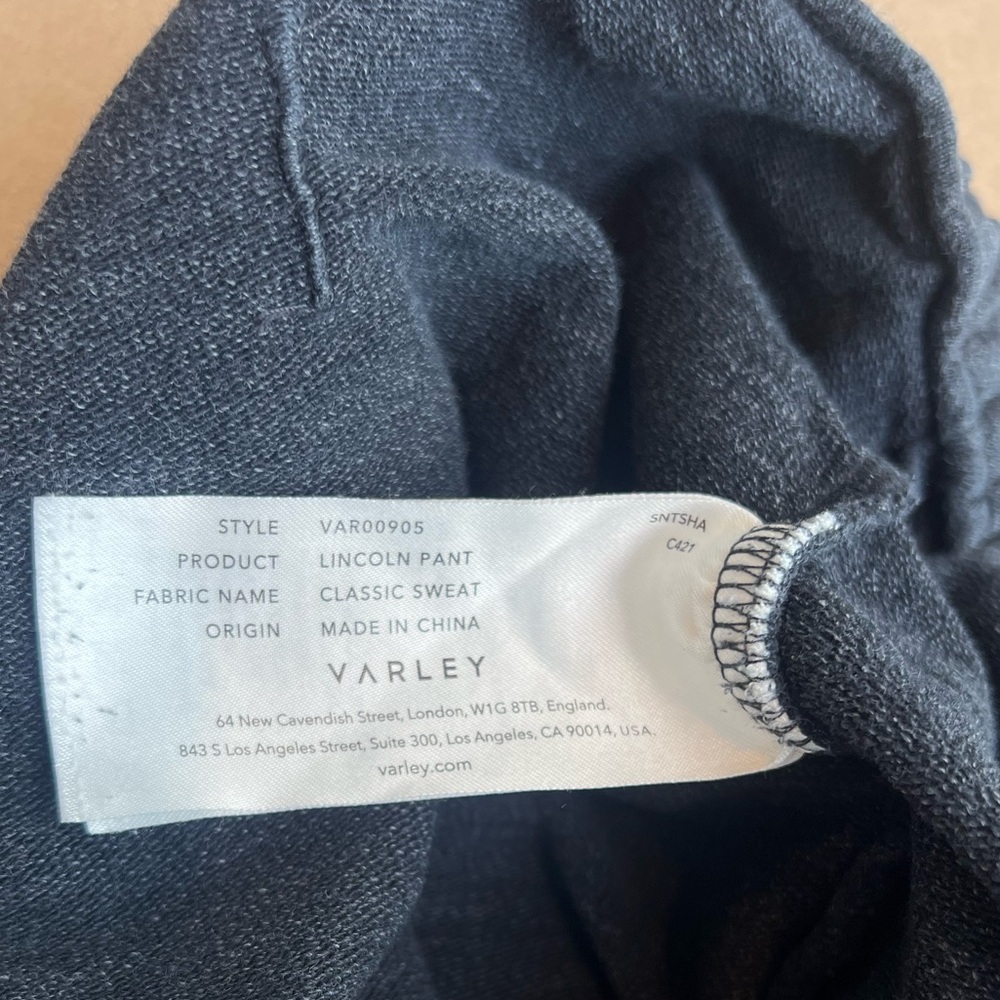 Varley Lincoln‎ Pant Women's High Rise Classic Sweats Joggers Medium - Picture 8 of 10